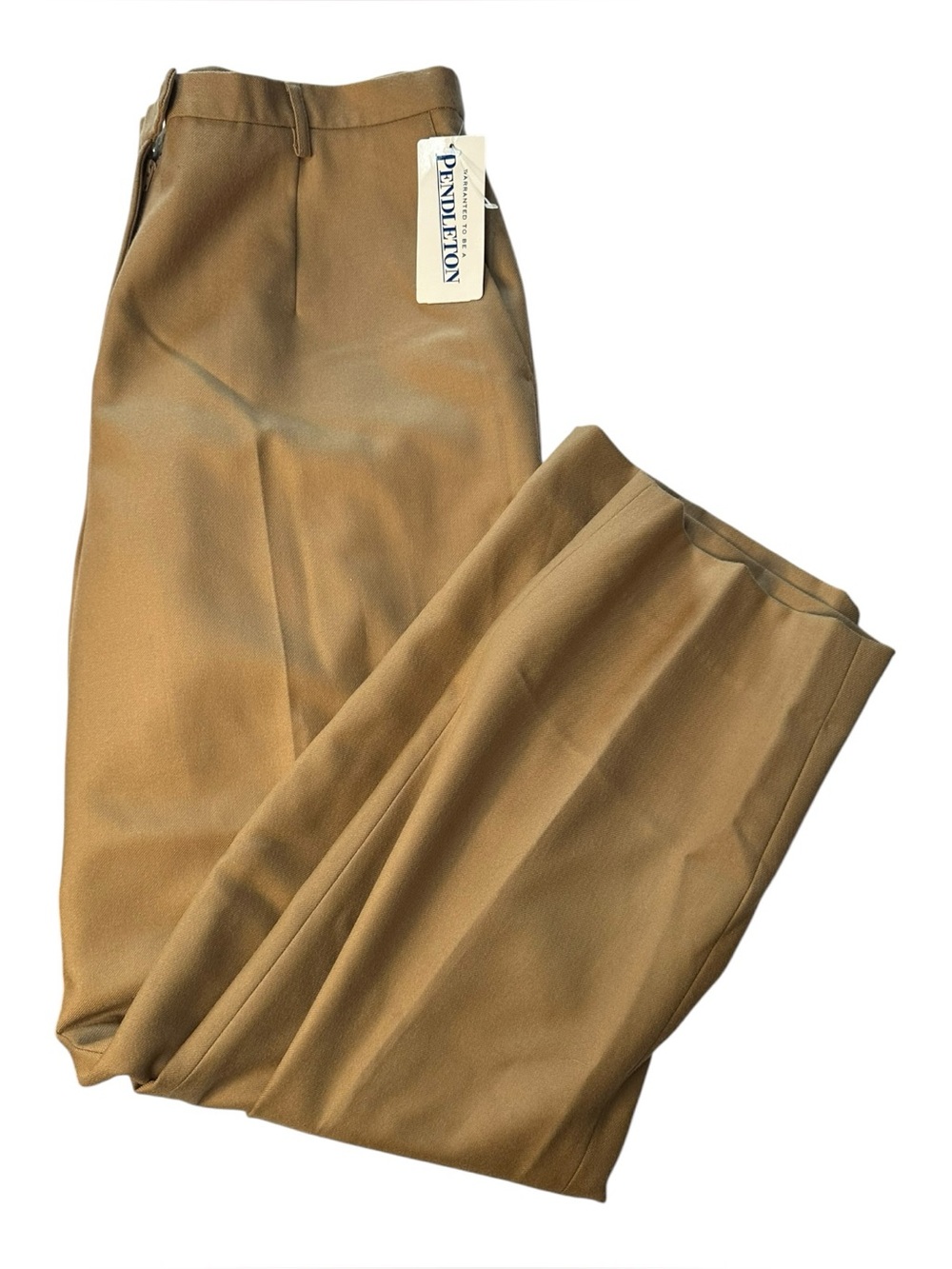 Pendleton Women’s Wool Dress Pants Size 18 Tan Brown Fully Lined NWT Vintage